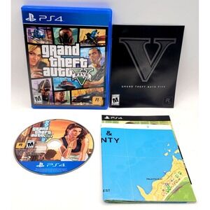 Grand Theft Auto V 5 (PlayStation‎ 4, 2014) COMPKET IN BOX CIB